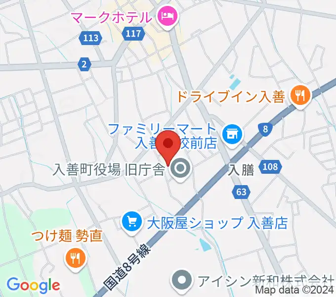 入善町民会館コスモホールの地図