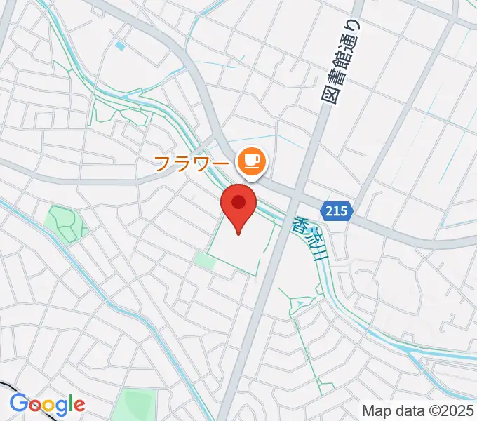 長久手市文化の家の地図
