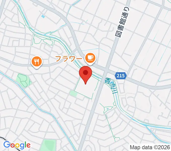 長久手市文化の家の地図