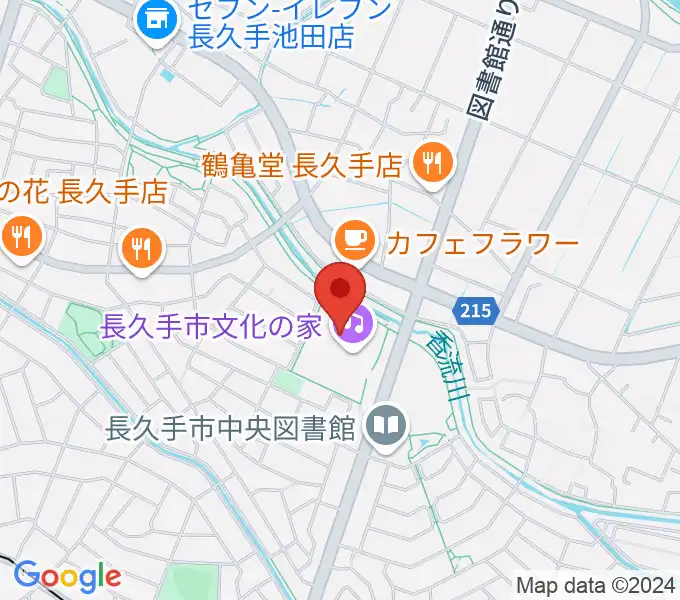 長久手市文化の家 音楽室・音楽スタジオの地図