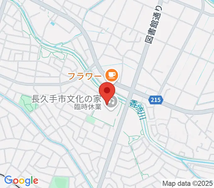 長久手市文化の家 音楽室・音楽スタジオの地図