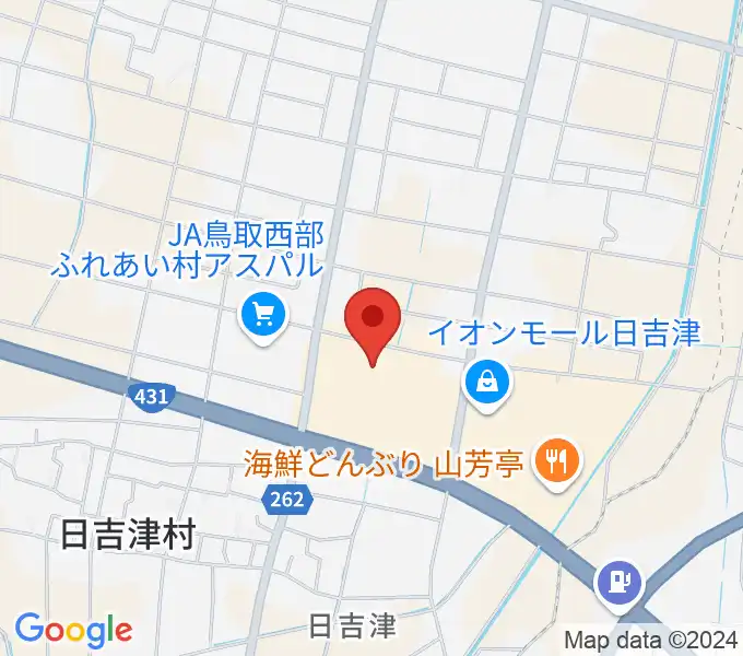 島村楽器 イオンモール日吉津店  の地図