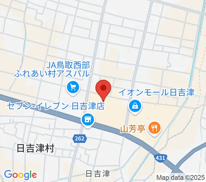 島村楽器 イオンモール日吉津店  の地図