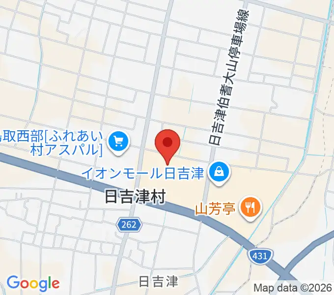 島村楽器 イオンモール日吉津店 の地図