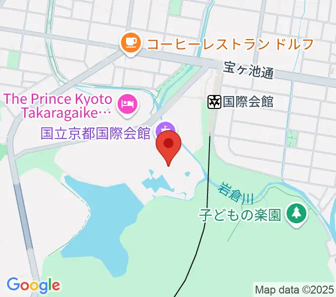 国立京都国際会館 ICC Kyotoの地図