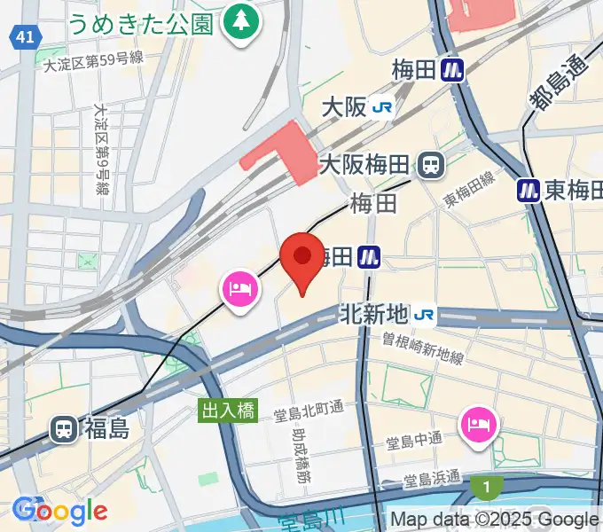 サンケイホールブリーゼの地図
