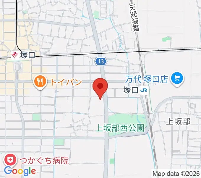 尼崎ピッコロシアターの地図
