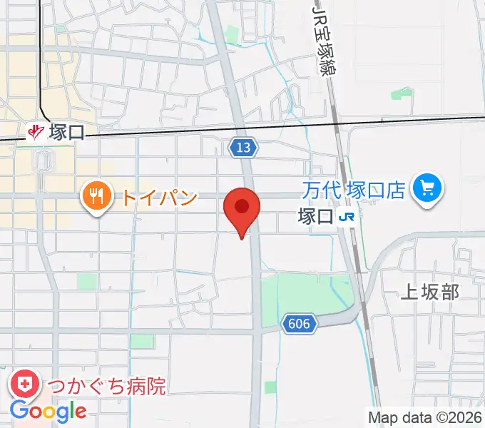 尼崎ピッコロシアターの地図