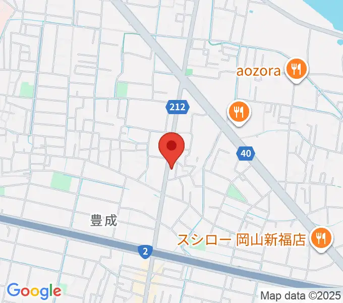 浜松ピアノ店の地図
