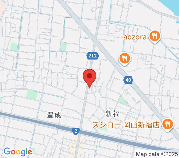 浜松ピアノ店の地図