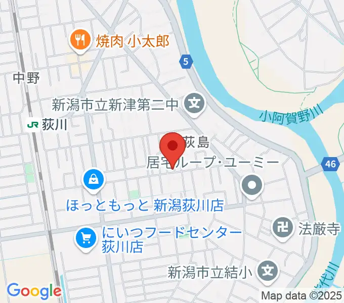 カネヅカ楽器の地図