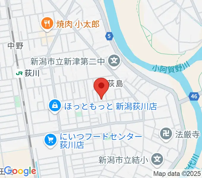 カネヅカ楽器の地図
