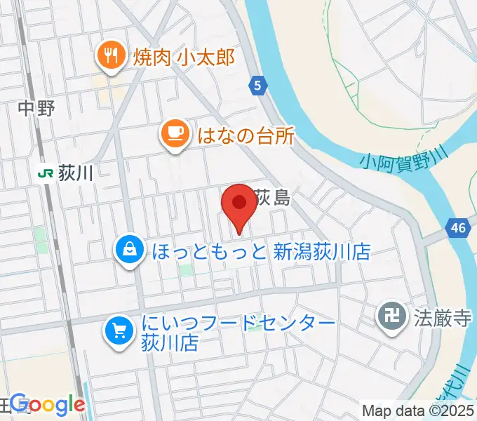 カネヅカ楽器の地図