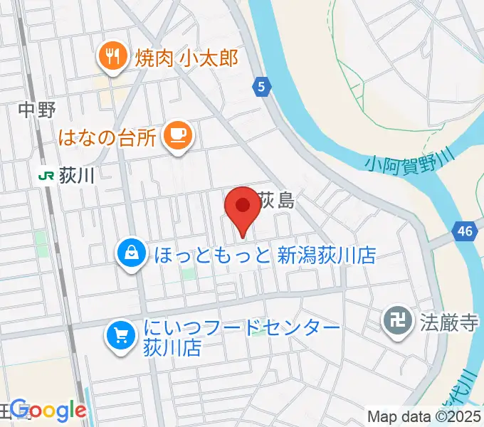 カネヅカ楽器の地図