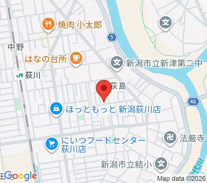 カネヅカ楽器の地図
