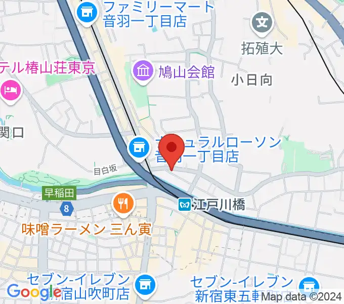 スタジオピアーチェの地図