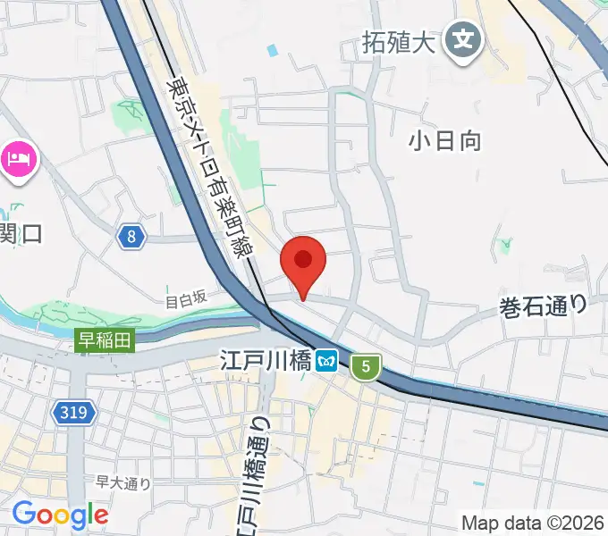 スタジオピアーチェの地図