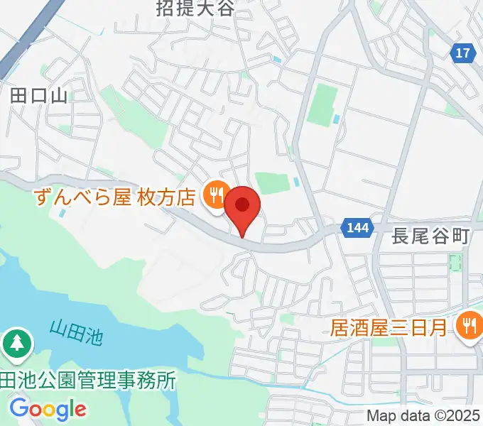 京阪ピアノサービスの地図