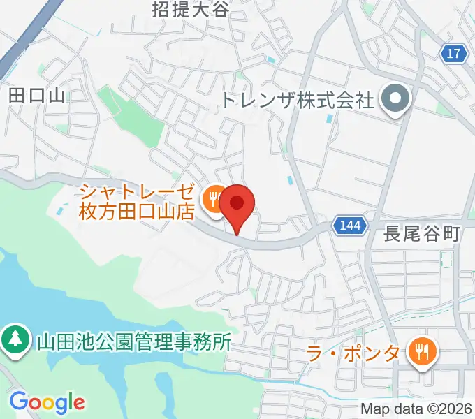京阪ピアノサービスの地図