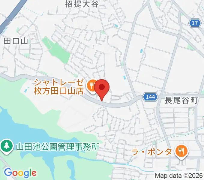 京阪ピアノサービスの地図
