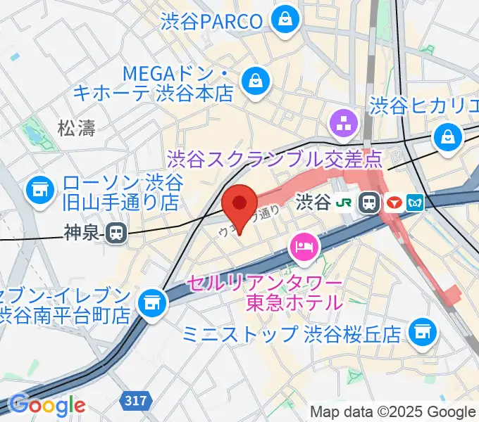 ノナカ・パーカッションギャラリーの地図