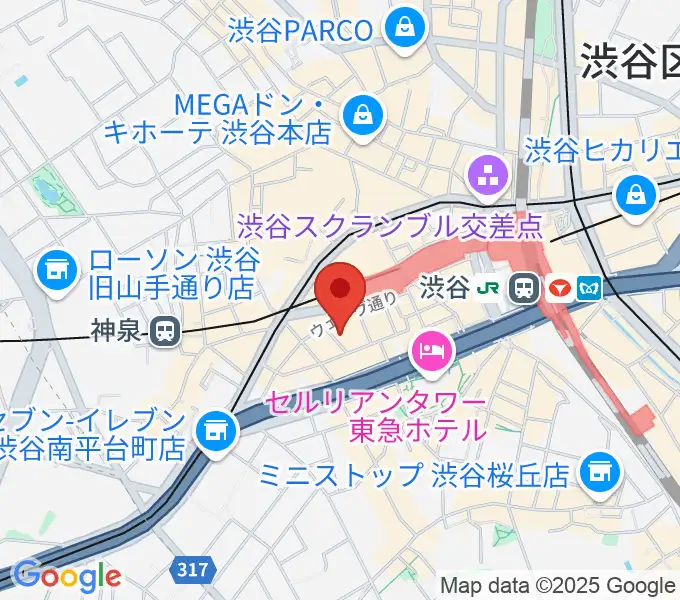 ノナカ・ダブルリードギャラリーの地図