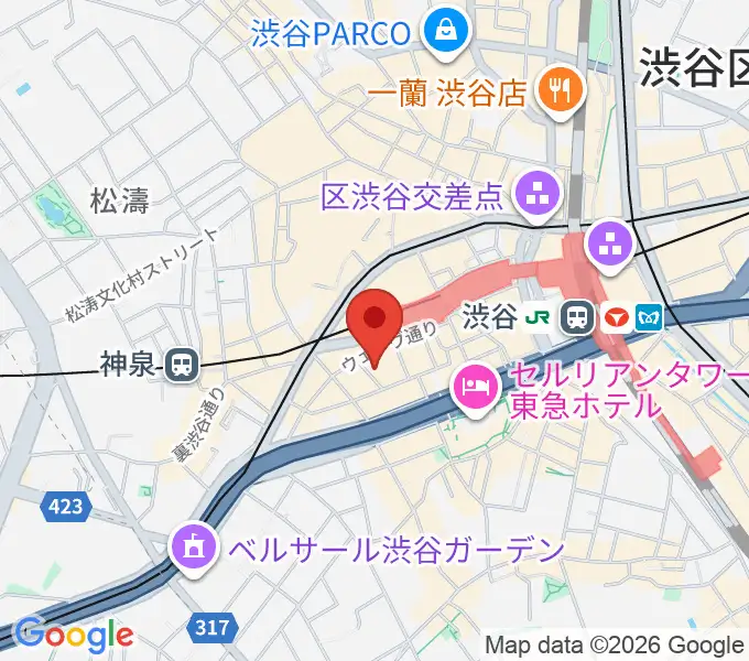 ノナカ・ダブルリードギャラリーの地図