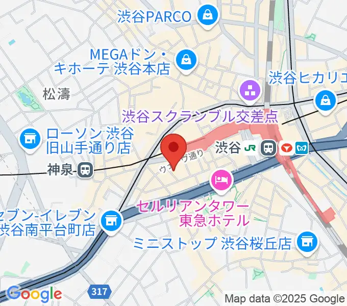 ノナカ・ミュージックハウスの地図