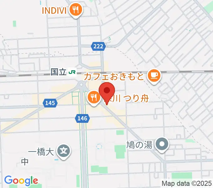 国立ヴィオレホールの地図