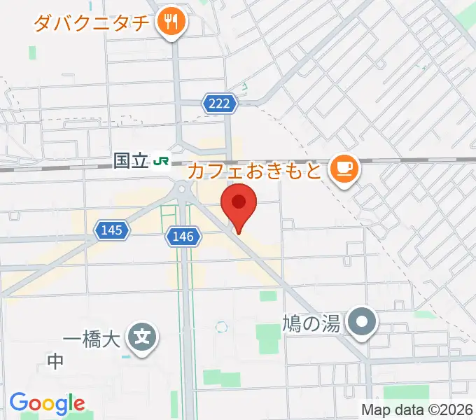 国立ヴィオレホールの地図