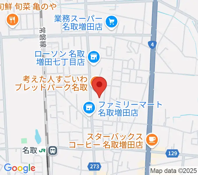 郷ピアノ教室の地図