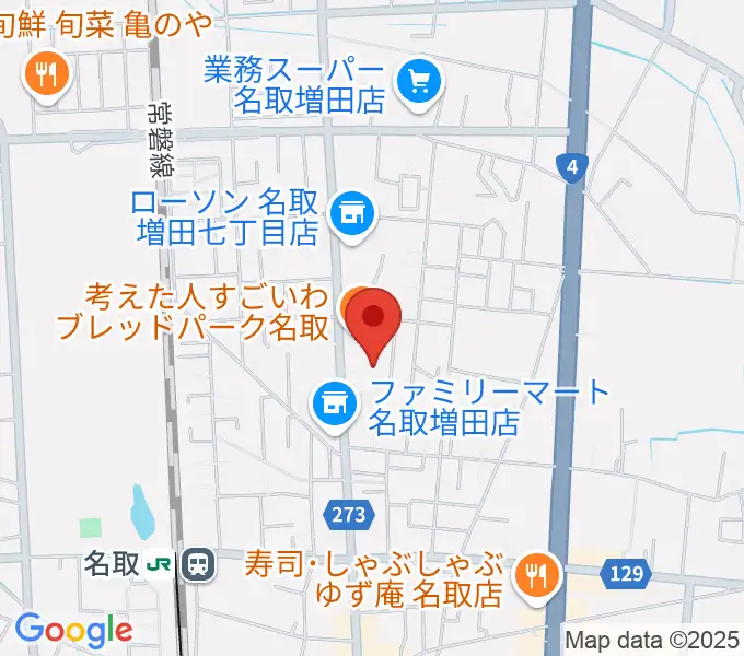 郷ピアノ教室の地図