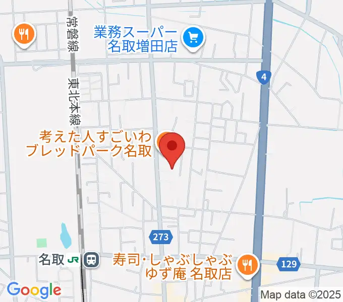 郷ピアノ教室の地図