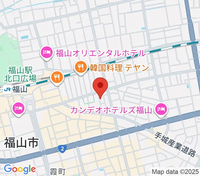 ガッキ・コム 安原楽器の地図
