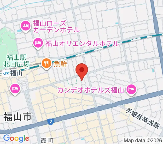 ガッキ・コム 安原楽器の地図