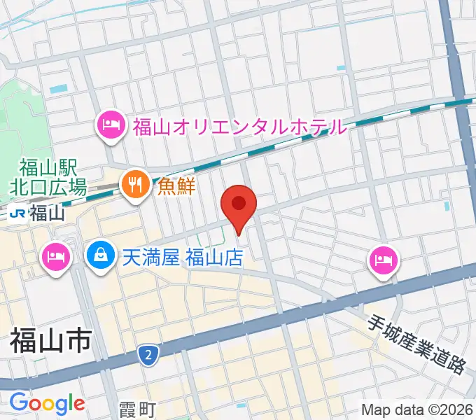 ガッキ・コム 安原楽器の地図
