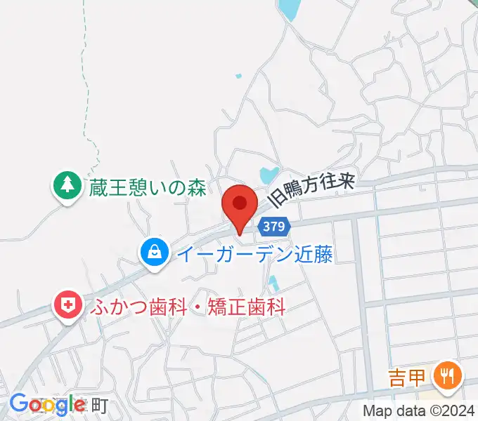 福山楽器センターの地図