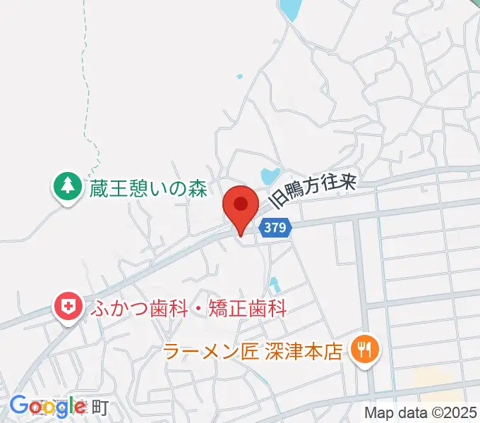 福山楽器センターの地図