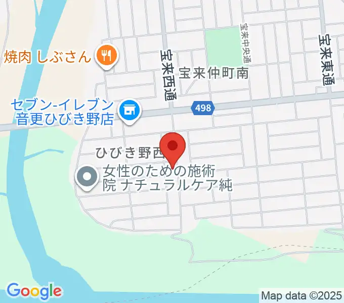 鈴木和ピアノ教室の地図