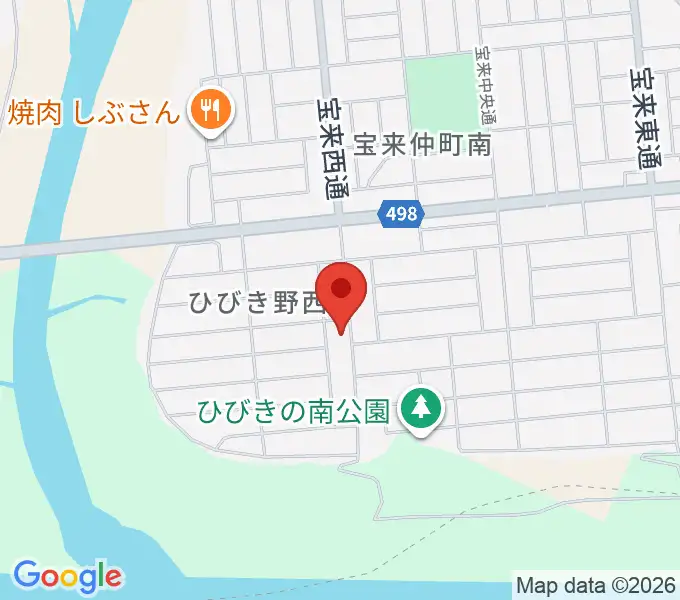 鈴木和ピアノ教室の地図
