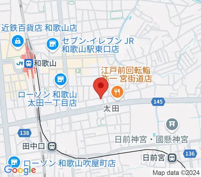 和歌山テイクファイブの地図