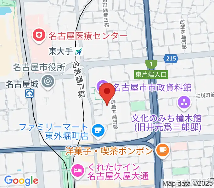 ウィルあいち愛知県女性総合センターの地図