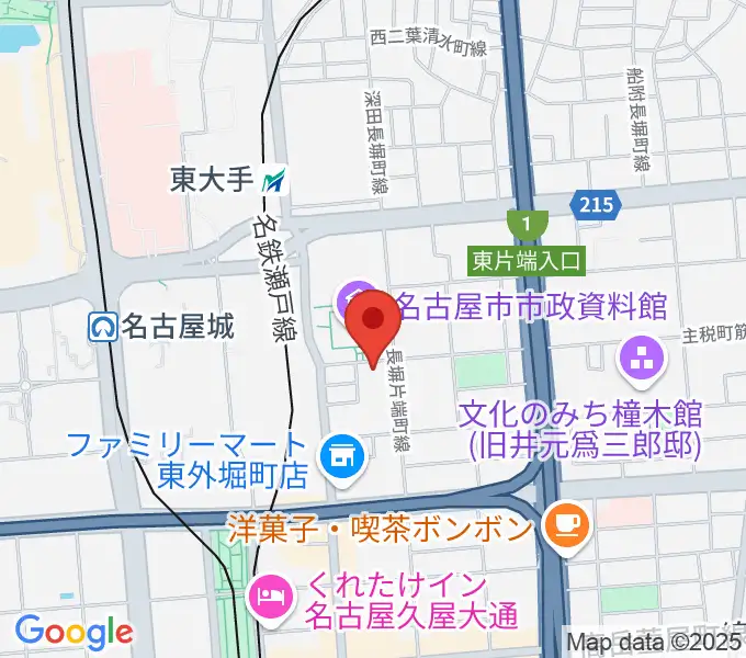 ウィルあいち愛知県女性総合センターの地図