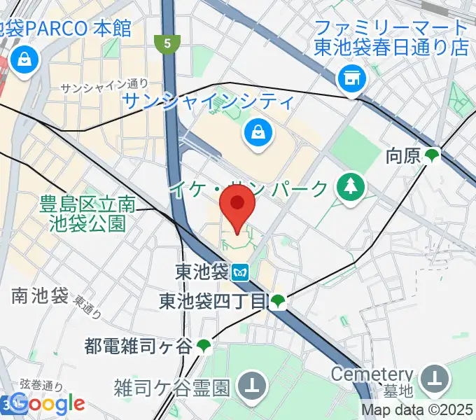 あうるすぽっとの地図