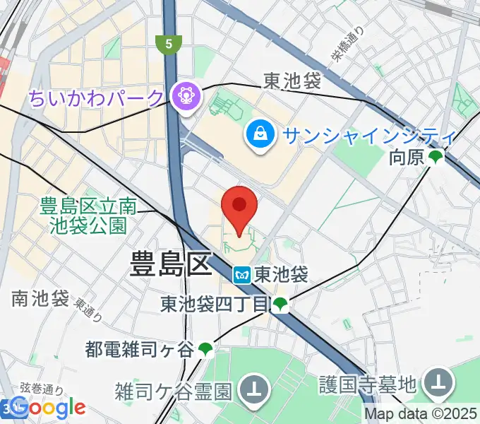あうるすぽっとの地図
