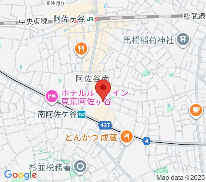 阿佐ヶ谷シアターシャインの地図