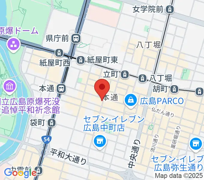 BIGBOSS広島の地図