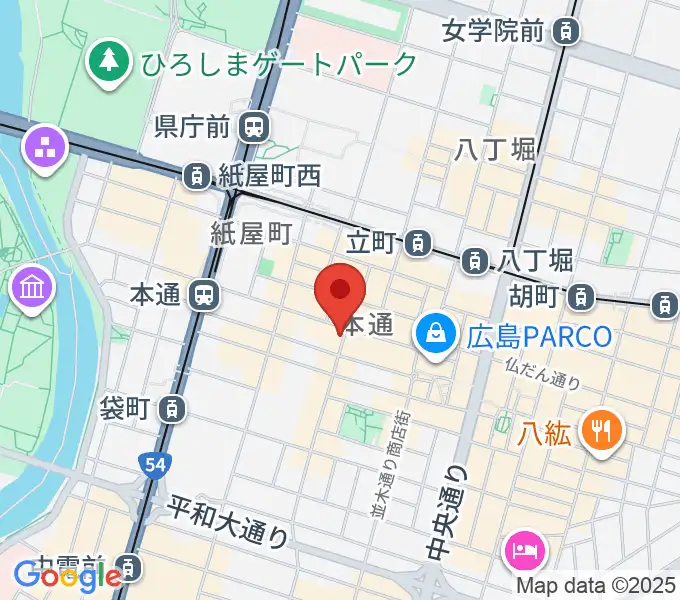 BIGBOSS広島の地図