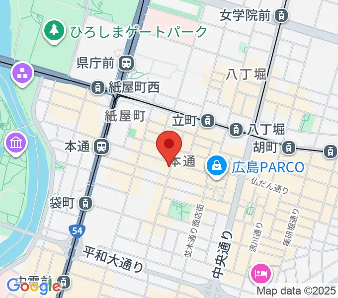 BIGBOSS広島の地図