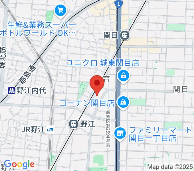 アトリエS-paceの地図